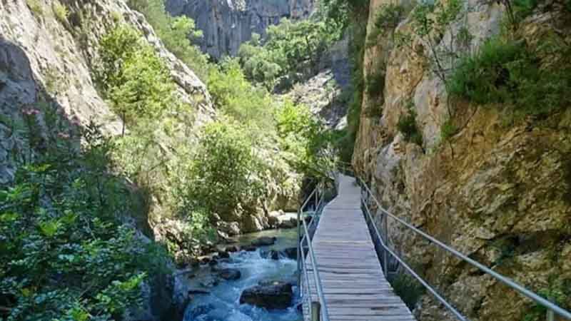 sapadere canyon from turkler